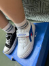 回力童鞋儿童运动鞋男童板鞋2023秋季新款女童低帮鞋子学生透气休闲鞋 白蓝 （经典款） 26码 实拍图