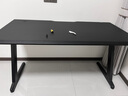 木藝生原创电脑桌台式家用办公书桌卧室电竞桌椅套装碳纤维竞技游戏桌子 高端玩家M9系碳纤维25mm手工斜面 长140宽70高75cm 实拍图