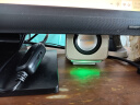 方正Founder便携HiFi立体声道音响 RGB氛围灯 USB有线桌面有源音箱笔记本台式电脑多媒体迷你小型低音炮 卡其 实拍图