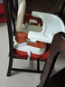 babyjianle儿童餐椅便携式折叠多功能餐椅座椅外出家用宝宝餐椅吃饭餐桌BB椅 咖啡色 实拍图