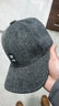 凯狄菲特帽子男秋冬季新款户外保暖加厚护耳毛呢锦纶休闲风棒球帽 中标黑色 均码 可调节 实拍图