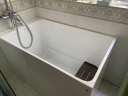 恒洁（HEGII）浴缸 家用小户型亚克力深泡独立浴缸HLB673KNA1-120(S) 晒单实拍图