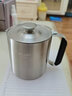 欧乐多（Olodo）过滤油罐304不锈钢油壶大容量带过滤网厨房油瓶猪油隔油器储油罐 钢本色1.0L：装油1.85斤 实拍图