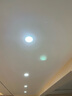 雷士（NVC）LED筒灯天花板嵌入式防眩窄边无极调光调色客厅过道灯 新月Ra90-4W-智能无极调光调色 实拍图
