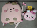 小虫家儿童幼儿园书包男童女孩兔子外出春游宝宝防走失背包女童3超萌2岁 【出游组合】粉兔小号+斜挎包 实拍图