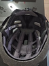 洛克兄弟（ROCKBROS） 骑行头盔车灯充电发光防虫网山地公路自行车头盔男女骑行装备 宝石黑ZN1001 实拍图
