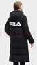 FILA 斐乐官方女士长款羽绒服2025春休闲基础简约连帽上衣 实拍图