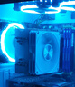 雅浚Huntbow PE H12/H14系列机箱散热风扇 适用机箱排风准工业级风扇不易变形12cm/14cm服务器主机风扇 H12PE 白色 实拍图