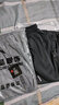 佐尚鸟休闲裤子男秋冬季加绒保暖工作上班耐脏运动阔腿长裤直筒宽松男裤 浅灰+深灰 L -建议100-110斤左右 实拍图