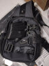 袋鼠 斜挎包男士单肩包大容量休闲胸包多功能户外工装背包 灰色 实拍图