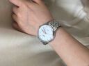 冠琴（GUANQIN）瑞士认证手表情侣款全自动机械表百搭经典夜光防水腕表情人节礼物 钢带本色白面一对 实拍图