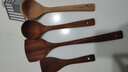 美厨（MAXCOOK）乌檀木铲勺 天然家用无漆无蜡乌檀木铲汤勺 加长柄乌檀木铲勺套装 乌檀木铲勺3件套 MCCU2425 实拍图