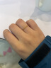 六福珠宝足金编织黄金戒指实心素圈闭口戒计价 B01TBGR0026 约1.23克-12号 实拍图