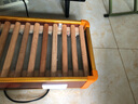 湘松（XIANGSONG）湘松实木烤火炉取暖器电火桶暖脚神器 豪华深桶款 办公室桌下节能暖脚器 电暖器烤脚取暖器电火桶 70*31CM三人+毛毯【智能控温-过热保护】 实拍图