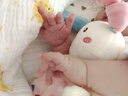 Kissbaby Miracle安抚玩偶宝宝安抚巾婴儿可入口睡眠豆豆手偶睡觉手指偶玩具可啃咬 小兔贝拉【手偶】 实拍图