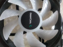 九州风神（DEEPCOOL）魔刃120白 机箱风扇（小3P+大4P双接口/水冷排散热/均衡风量/高效/白光） 实拍图