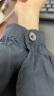 无印良品（MUJI） 女式 棉平纹 罩衫 女士衬衫衬衣内搭春款 纯棉全棉BCA91C4S 黑色 S (155/80A) 晒单实拍图