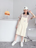 酷乐羊夏天儿童裙子女童连衣裙夏装2025新款套装夏款女大童背带裙夏季潮 米色套装 140 实拍图