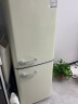 金松（JINSONG）133升彩色复古冰箱家用厨房双门节能保鲜冷藏冷冻小型电冰箱BCD-133R 慕斯白 晒单实拍图