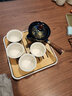 君庄逍遥泡茶壶360度旋转旅行茶具套装家用车载功夫茶杯便携式自动器 缠枝莲旅行装 实拍图