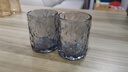 炊大皇玻璃杯时尚潮流酒杯玻璃水杯果汁杯两只装280ml烟灰色 实拍图