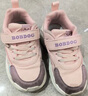 巴布豆（BOBDOG）童鞋女童网面休闲鞋春秋透气儿童运动鞋102521006嫩粉/藕荷紫29 实拍图