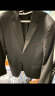 马尼亚袋鼠西服男士商务正装西装男套装外版修身伴郎新郎结婚休闲职业装男 上衣+西裤 185【54/3XL码】合适160-175斤 实拍图