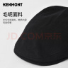 卡蒙（Kenmont）秋冬帽子男鸭舌毛呢帽保暖前进帽户外休闲英伦复古贝雷帽km-2583 实拍图