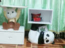 初见暴力熊床头柜孩子房家用卧室多功能家居装饰品创意实用智能床边柜 【棕】背带熊床头柜+升级抽屉 实拍图