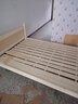 彤新雅【现货闪发】床实木床主卧双人床简约单人床出租房板式床 原木无漆裸床 宽1.5M*长2M 实拍图