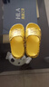 巴布豆童鞋男童拖鞋夏季外穿宝宝凉鞋小孩儿童鞋子117542015稻草黄190 实拍图