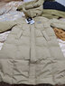 鸭鸭（YAYA）羽绒服男中长款2025年冬季新款时尚休闲可拆卸帽加厚保暖外套G 米黄色 2XL 185/100A 实拍图