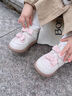 斯纳菲儿童棉鞋冬季女童可爱保暖加绒棉靴小宝宝舒适学步鞋奶糖白29 实拍图