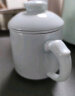 昌南茶杯 景德镇陶瓷雕刻茶水分离泡水杯带盖茶具办公室杯子 龙头兰花 实拍图
