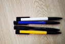得力(deli)圆珠笔中油笔 0.7mm子弹头软胶握手原子笔按动笔 办公用品 黑色 36支/盒YZB-6546 实拍图