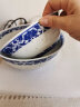 LICHEN 景德镇青花玲珑陶瓷碗牡丹花釉下彩中式瓷器米通餐具 微波炉适用 8.2英寸大汤碗 晒单实拍图