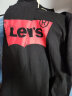 Levi's【全新升级】李维斯2024春夏新版情侣同款短袖T恤logo印花简约 黑色0001 L 晒单实拍图