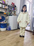 G.duck童装儿童羽绒服2024新款女童中长款洋气加厚女孩小童宝宝冬季外套 米白色 130 建议身高120-130(充绒量124g) 实拍图