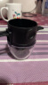 SIMELO摩卡咖啡滤网咖啡过滤器滤杯手冲咖啡器具咖啡漏斗滤网套装 黑色 实拍图