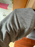 优衣库女装精纺美利奴羊毛圆领针织衫/短袖通勤25秋冬新款478335 05 天灰色 XL 实拍图
