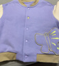 迷你巴拉巴拉男童女童外套宝宝学院风棒球服季不易变形上衣2025秋新款 紫色70188 90 实拍图