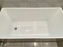 东鹏（DONGPENG）浴缸家用小户型浴缸亚克力浴缸小浴缸深泡独立浴缸家用成人泡澡盆 1.4米 一体成型独立空缸 实拍图