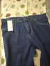 秋冬季厚款中老年牛仔裤男士宽松直筒高档男裤爸爸高腰深档长裤子 浅蓝色AB【厚款一条装】 36【腰围二尺九165-180斤】 实拍图