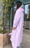 备美雨衣女款长款全身防暴雨电动电瓶车专用单人一体成人加厚外穿雨披 紫色常规款 XL 晒单实拍图
