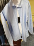 南极人（Nanjiren）衬衫男白加绒长袖免烫衬衣商务正装修身韩版男士加绒保暖衬衣衫XL 实拍图