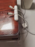 绿联桌面理线器 固定电源数据线线卡夹绕线器 线缆收纳整理收线夹绑线扎线带 2个装白 20629 实拍图