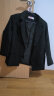 翊尚美休闲小西装外套女春季新款设计感小西服职场通勤穿搭小个子女装 黑色 【高品质免烫抗皱面料】 S 【推荐80-90斤】 实拍图