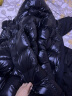 高梵黑金鹅绒服先锋3.0八格2023年新款男女同款羽绒服长款冬季厚外套 黑色 S 晒单实拍图