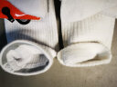 耐克NIKE男子长袜袜子三双装EVERYDAY LTWT运动袜SX7676-100白色M码 实拍图