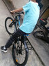 凤凰（Phoenix） 上海凤凰山地自行车成人男士女式学生变速宽胎越野赛车公路单车 钢架辐条轮粉【省力全轴承】 26寸30速【参考:158-188cm】 实拍图